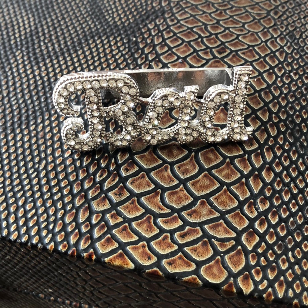 Riahanna inspired”BAD” ring